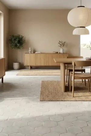 Offre Du Jour carrelage TIBERIO TAUPE 14x16 cm effet carreaux ciment